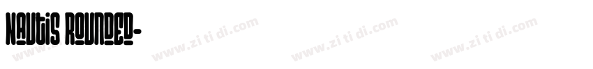 Nautis Rounded字体转换